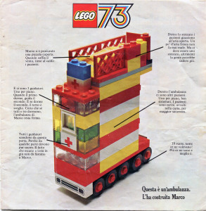 Catalogo LEGO 1973.
