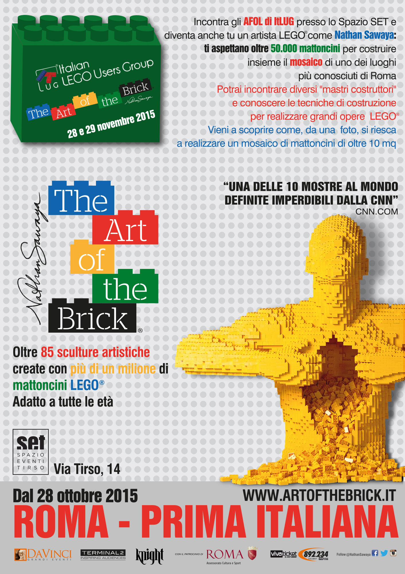 ItLUG partecipa a "The Art of the Brick"