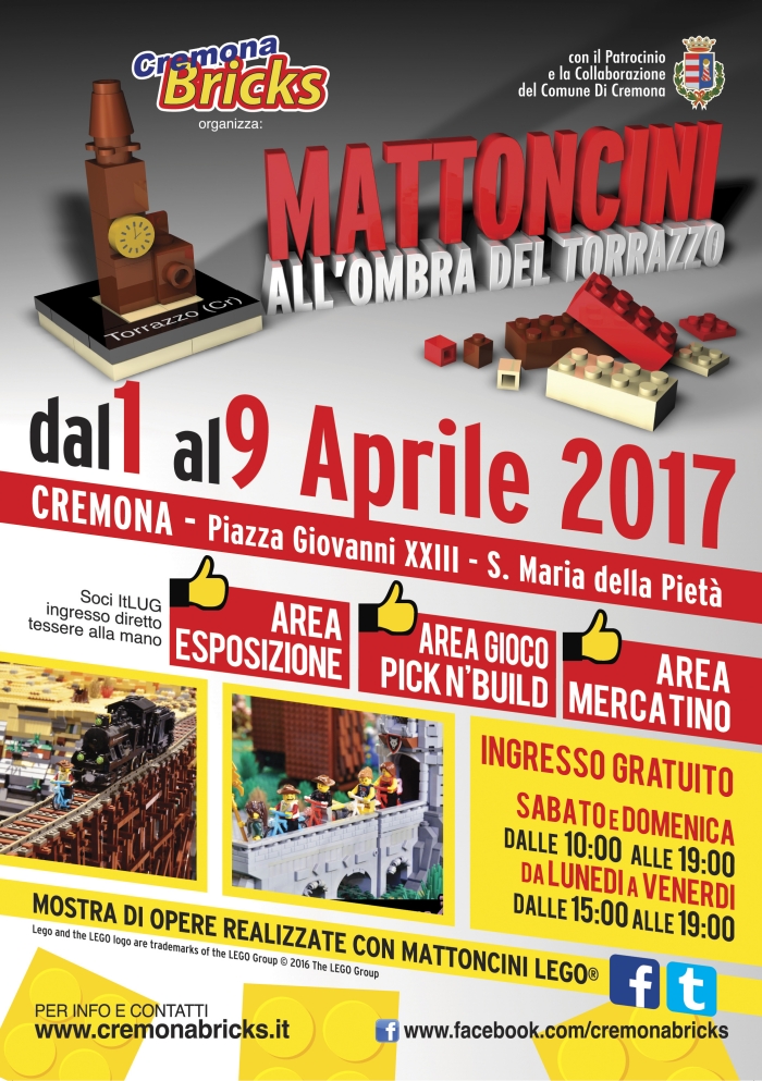 ItLUG partecipa a “Mattoncini all’ombra del Torrazzo” 2017