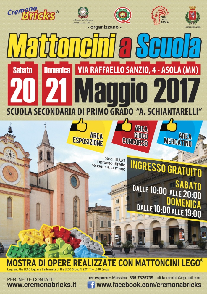 ItLUG partecipa a "Mattoncini a scuola" 2017
