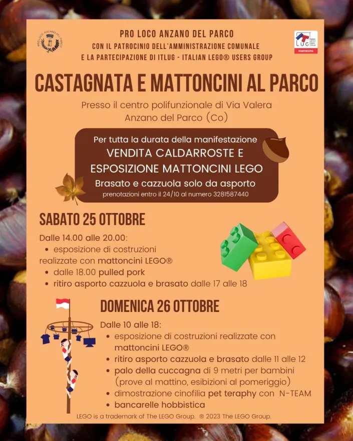 ItLUG partecipa a "Castagnata e mattoncini nel parco" 2025