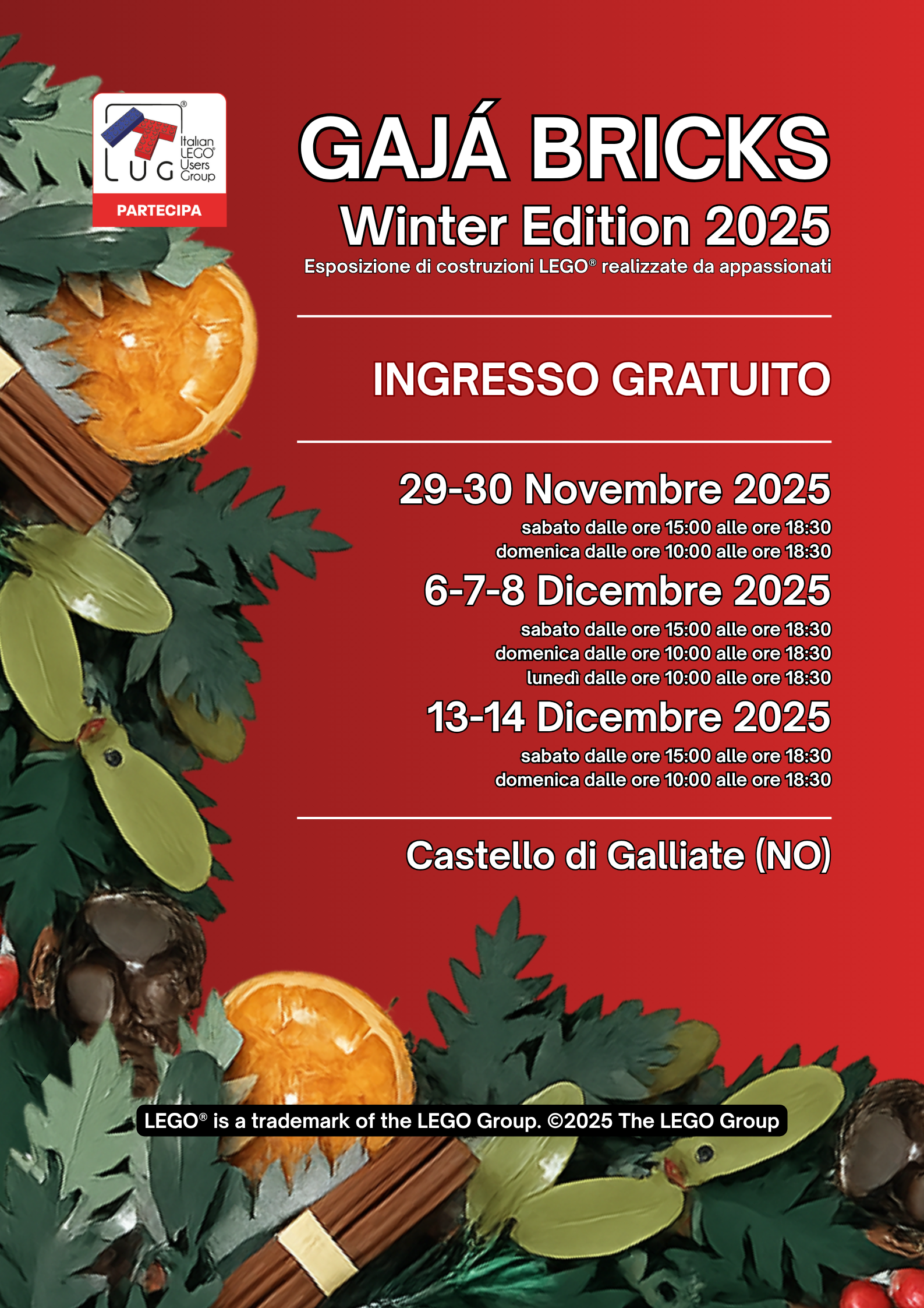 ItLUG partecipa a Gajà Bricks 2025 Winter edition