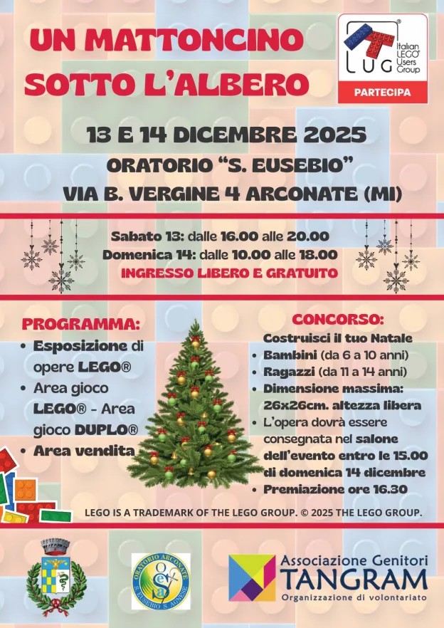 ItLUG partecipa a "Un mattoncino sotto l'albero" 2025